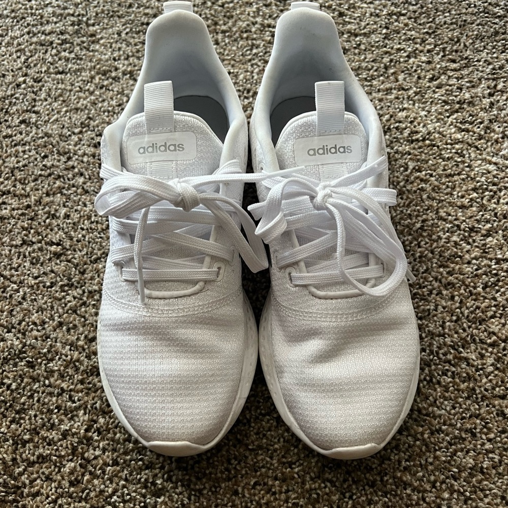 White Adidas size 7